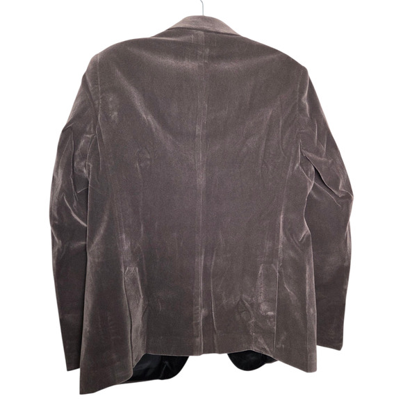NWT Barry.Wang Velvet Blazer,Regular Fit Tuxedo Peaked Lapel Suit Jacket size M - Picture 2 of 3